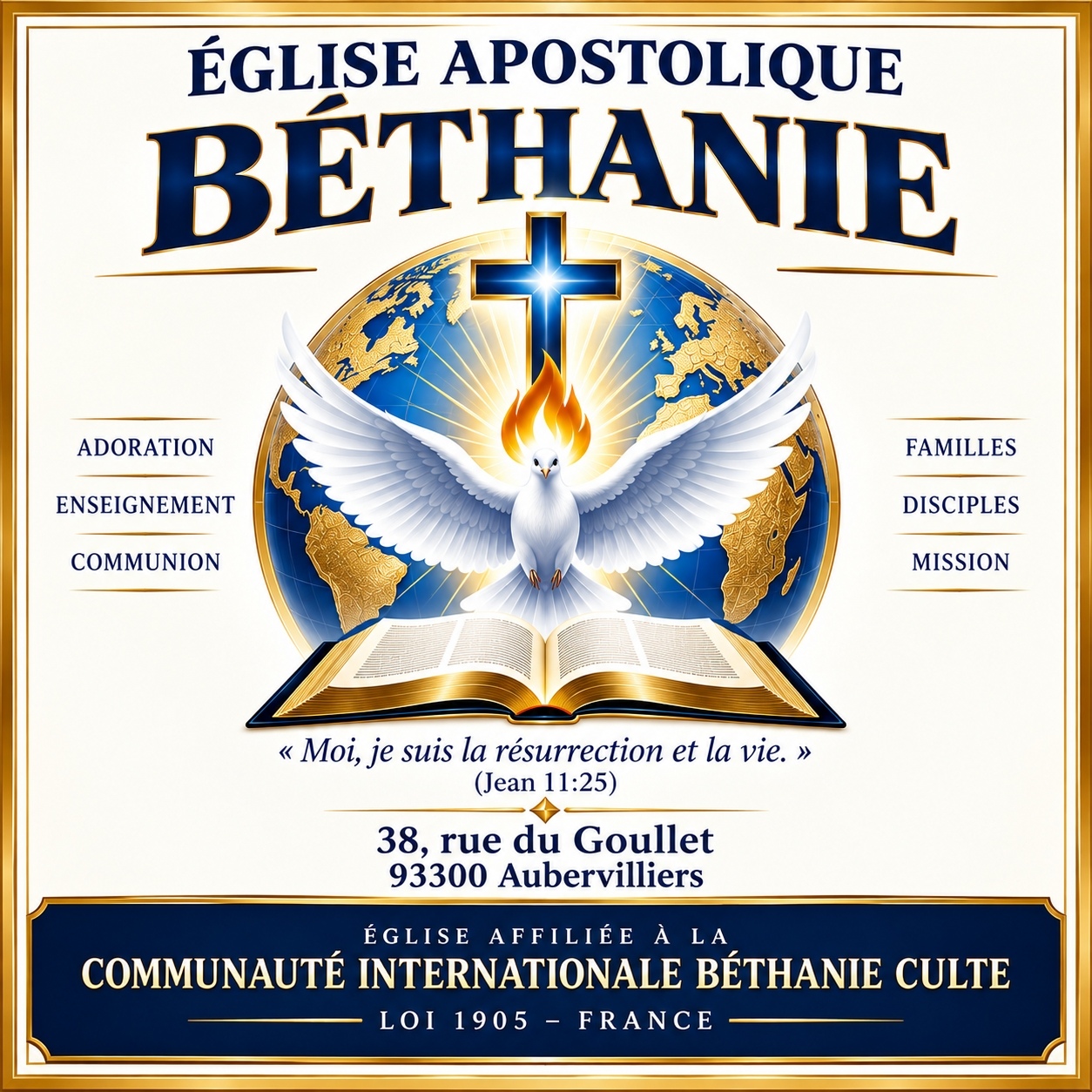 Eglise Apostolique ,,BÉTHANIE "